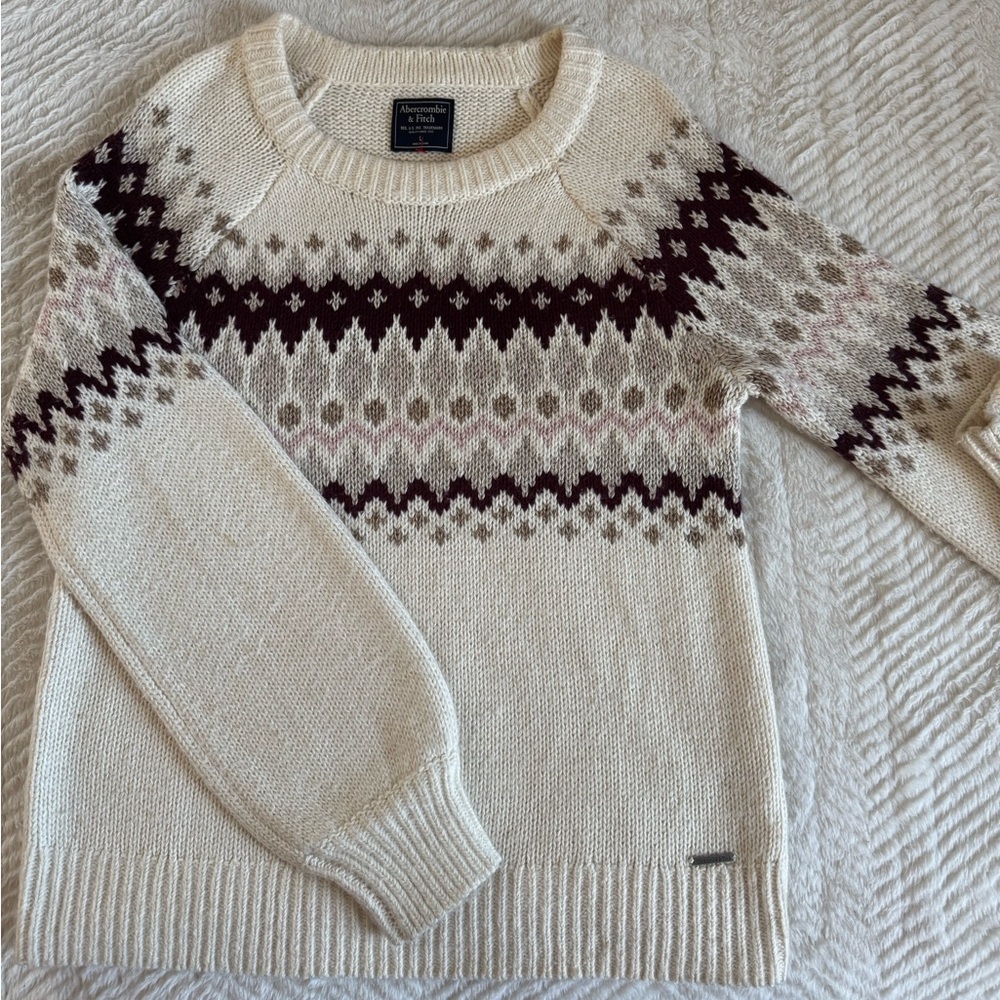 Abercrombie & Fitch Fair Isle Sweater - Picture 2 of 6